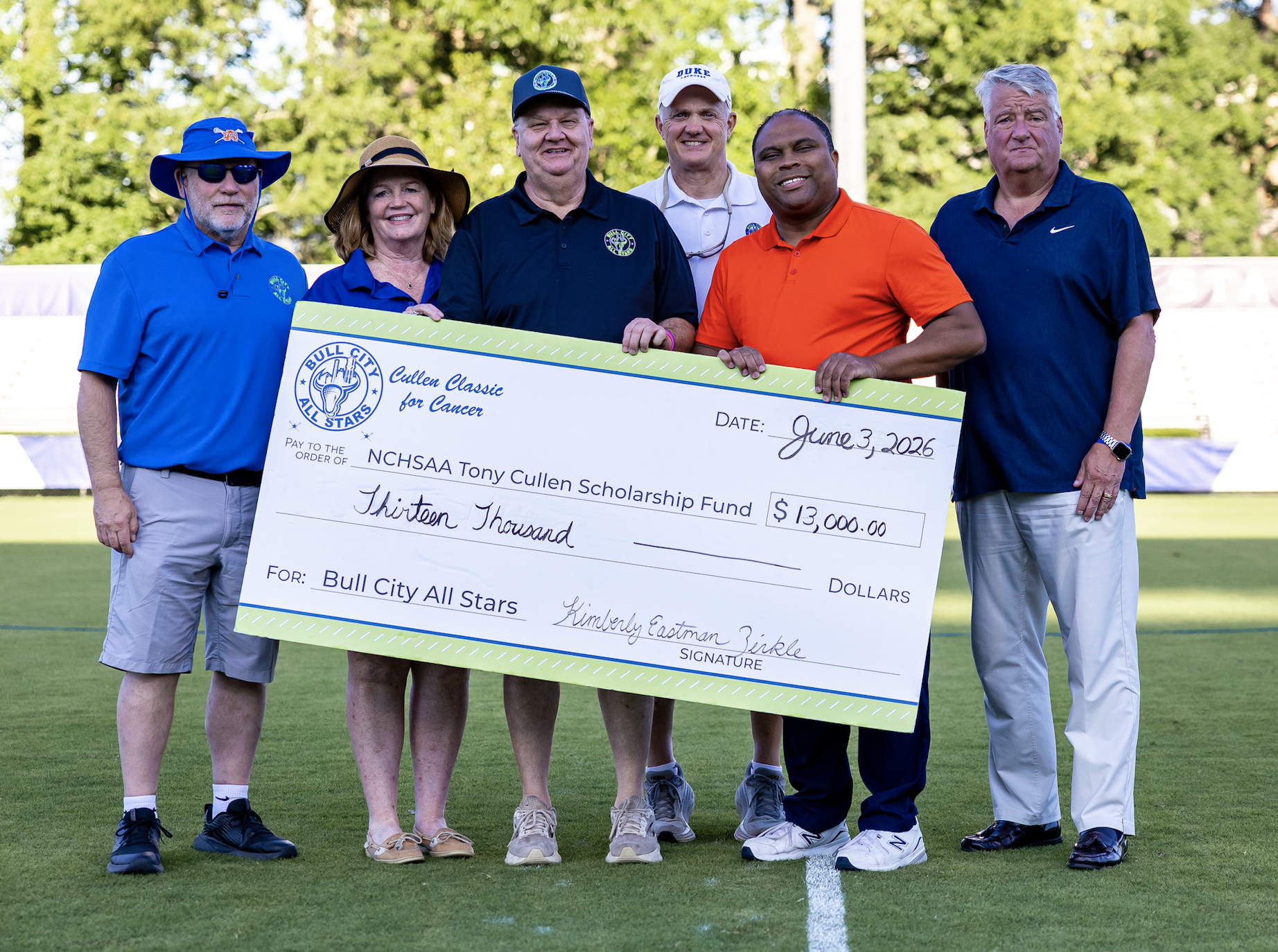 2026 NCHSAA Check Presentation