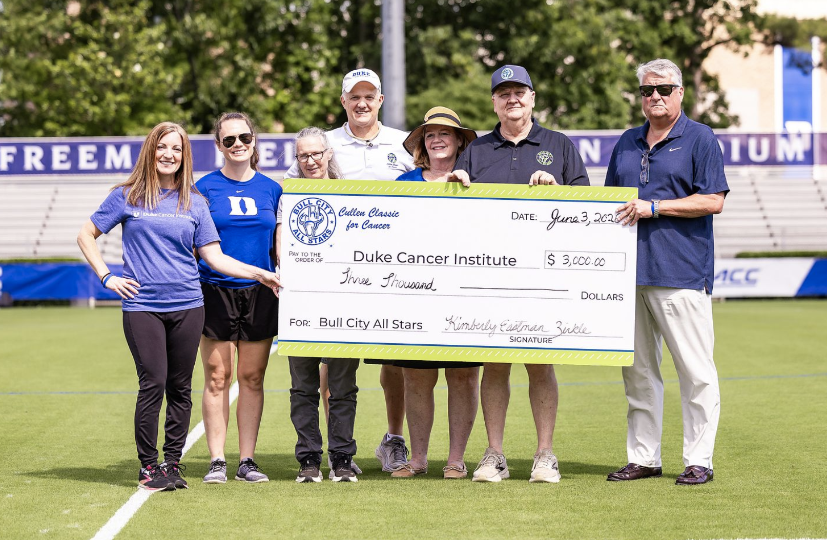 2026 Duke Cancer Check - Click for Photo Gallery